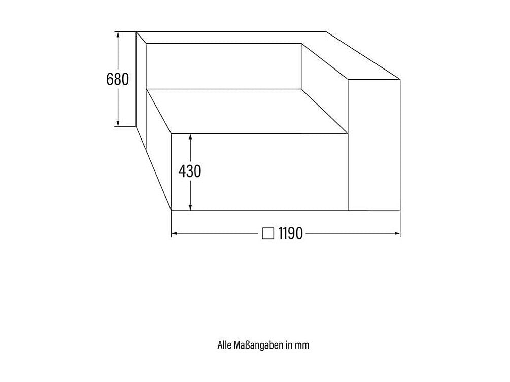 Canapé modulable gris tissu