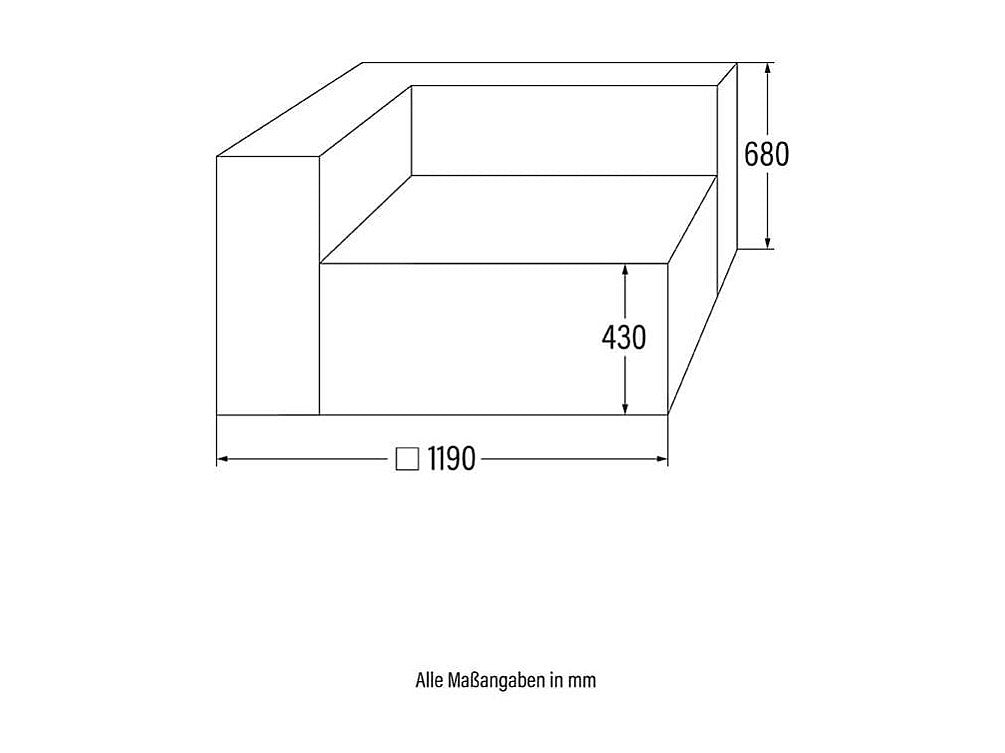 Canapé modulable gris tissu
