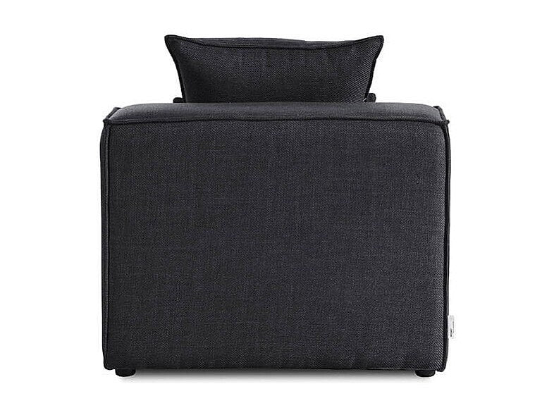 Canapé modulable gris tissu