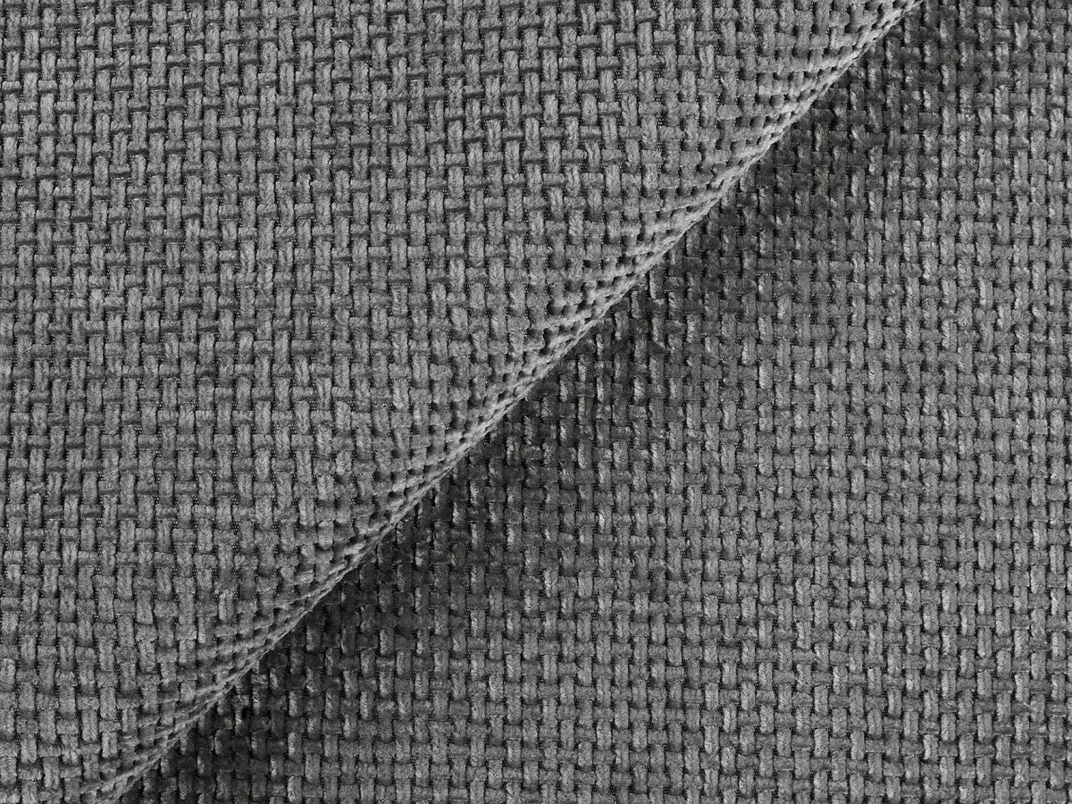 Canapé modulable 2 places gris tissu