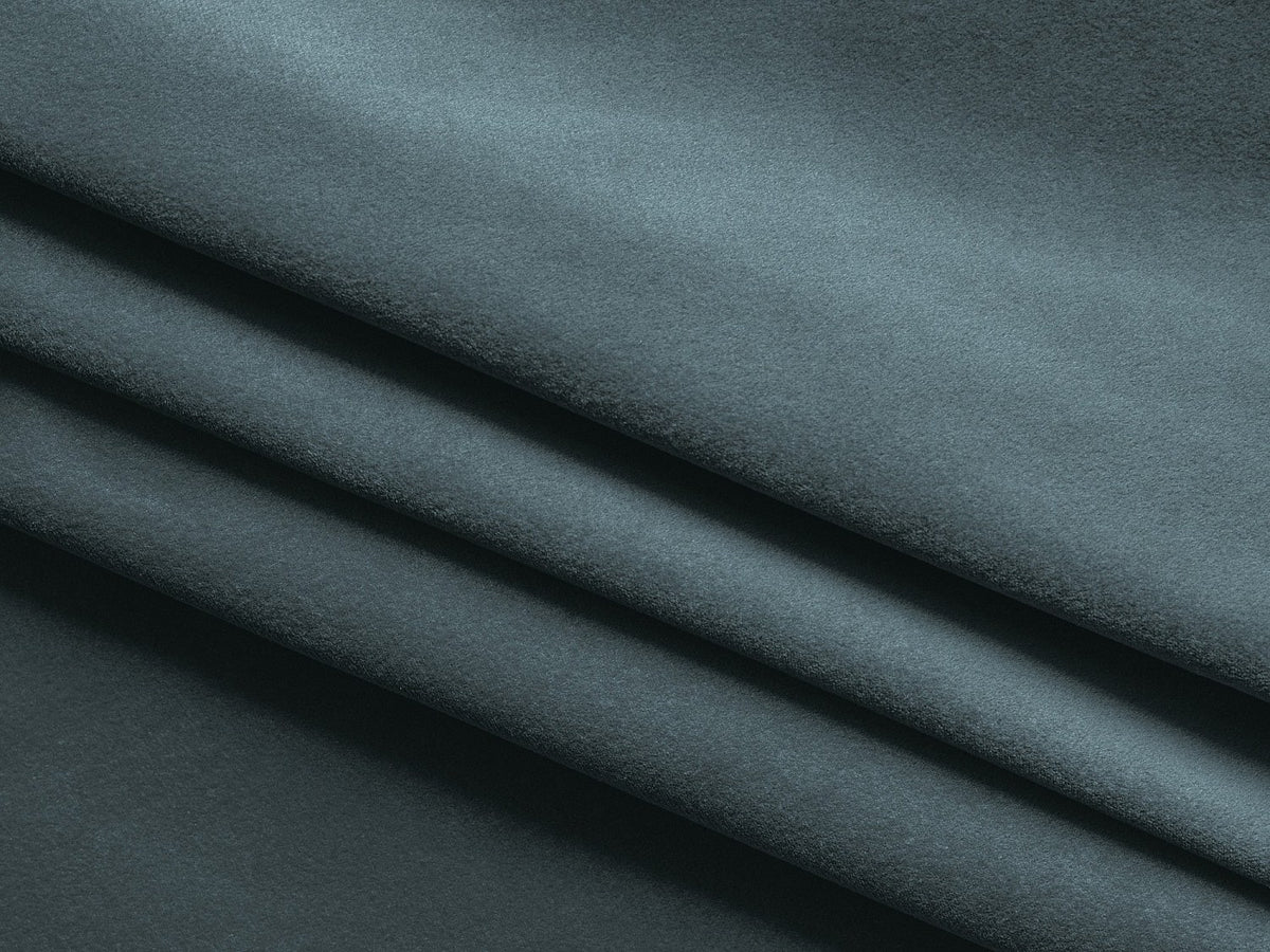 Canapé modulable 3 places bleu tissu