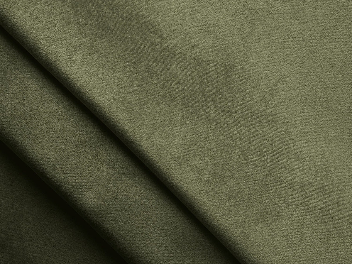 Canapé modulable 2 places vert tissu