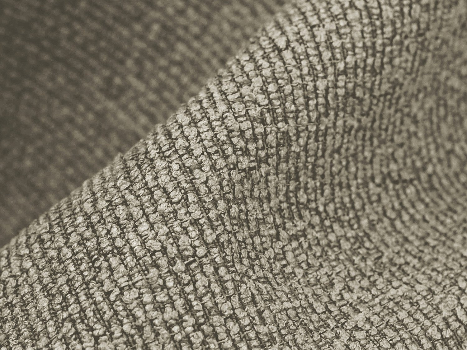 Canapé modulable 2 places taupe tissu