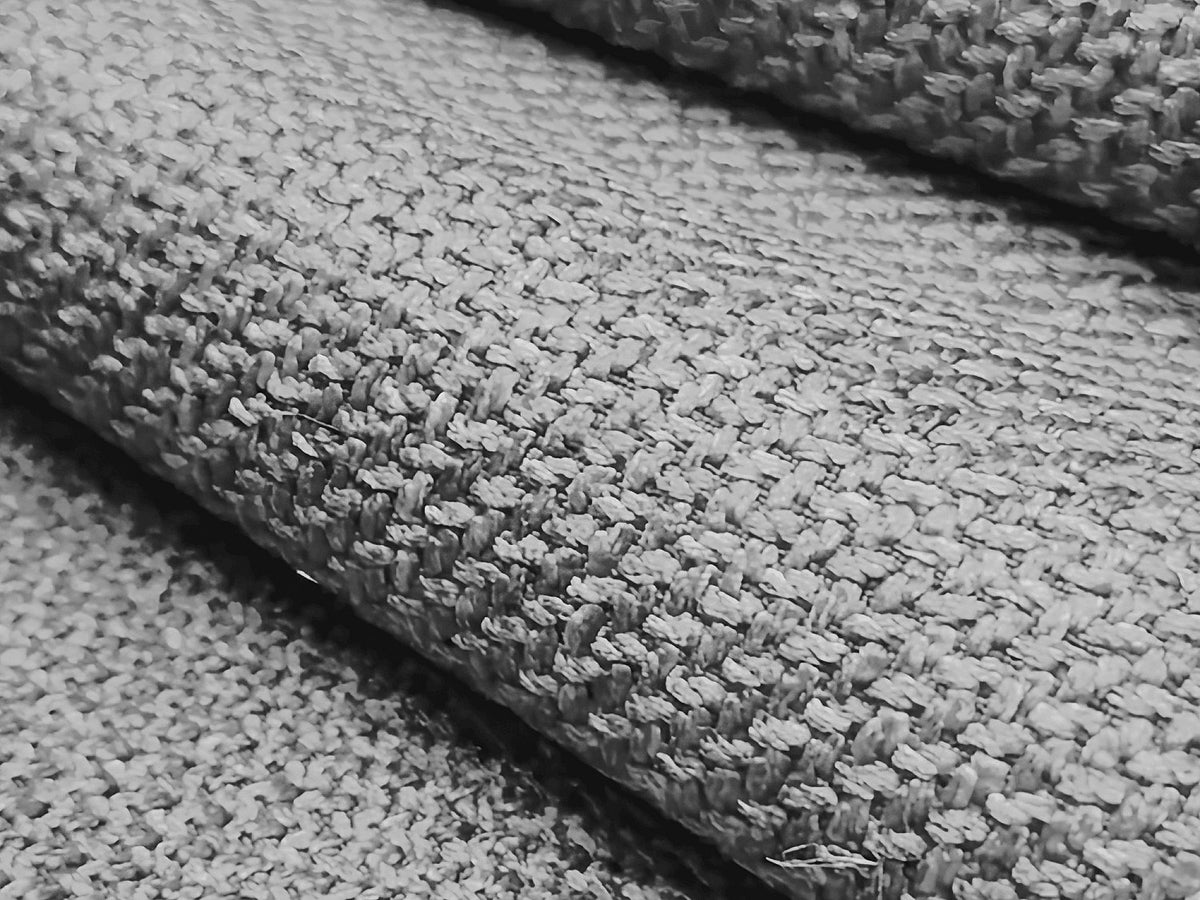 Canapé modulable 5 places gris tissu