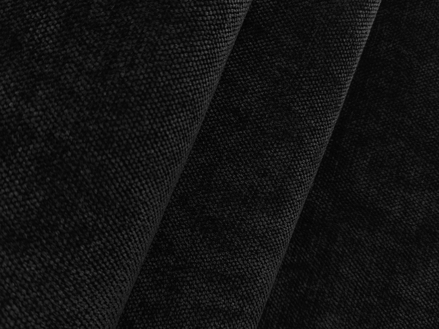 Canapé modulable 5 places noir tissu
