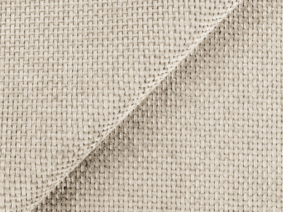 Canapé modulable 2 places beige tissu