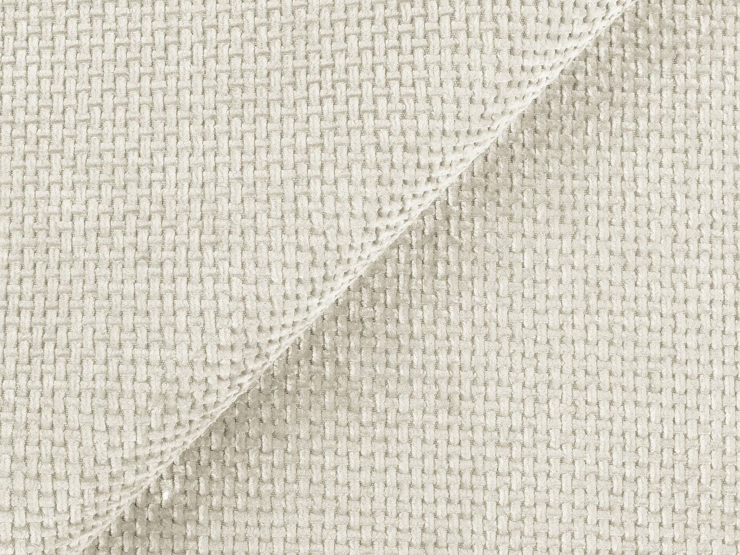 Canapé modulable 2 places blanc tissu