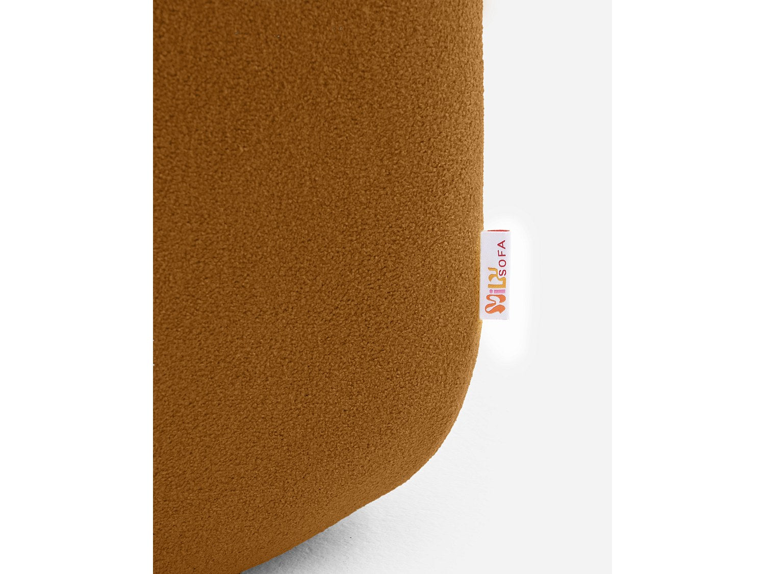 Canapé modulable 4 places marron tissu