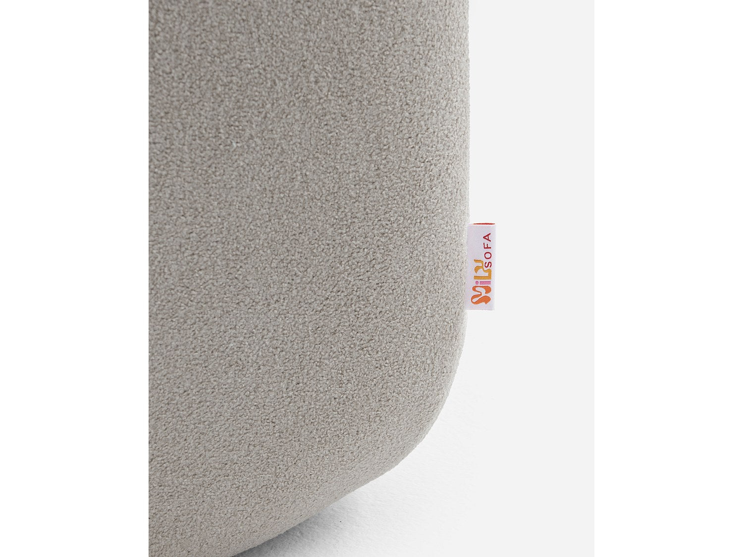 Canapé modulable 3 places beige tissu