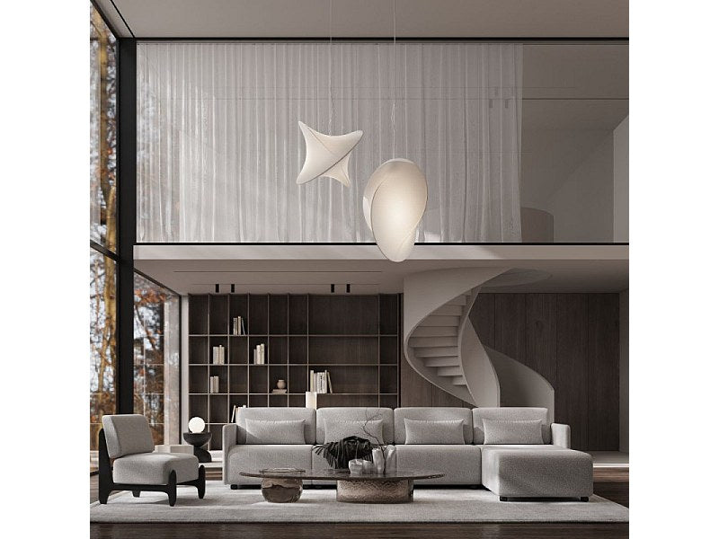 Canapé modulable beige tissu