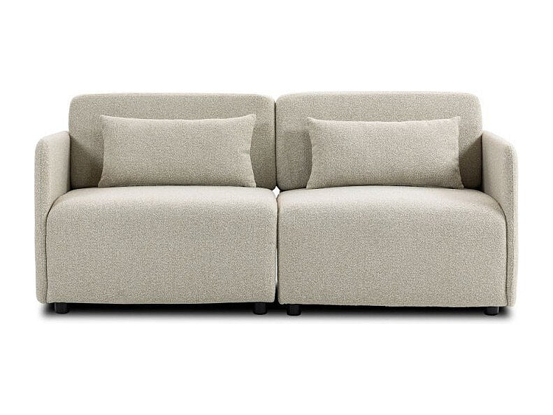 Canapé modulable beige tissu