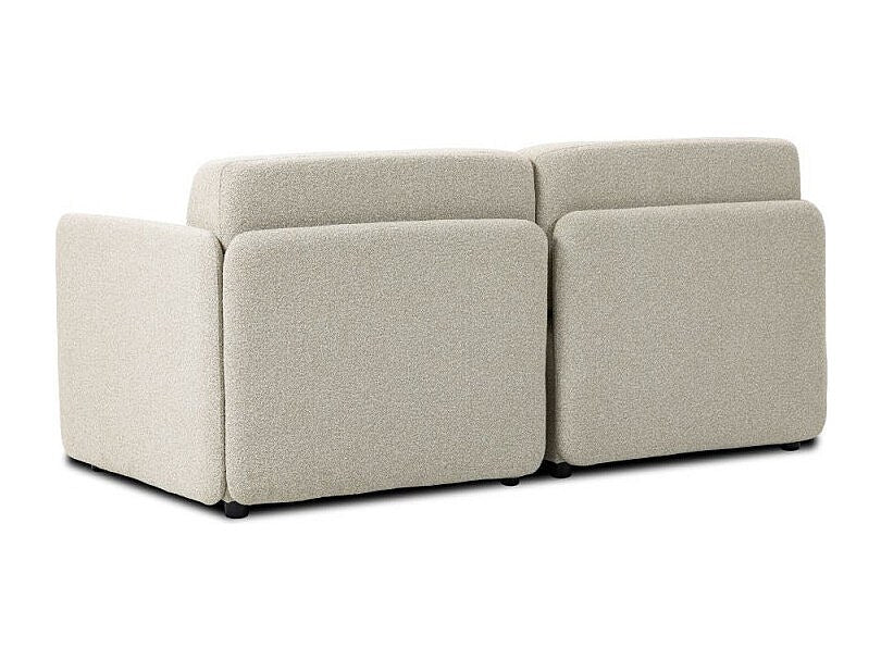 Canapé modulable beige tissu