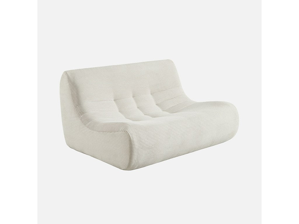 Angle pour canapé modulable 5 places beige velours