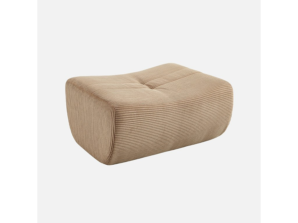 Angle pour canapé modulable 5 places beige velours