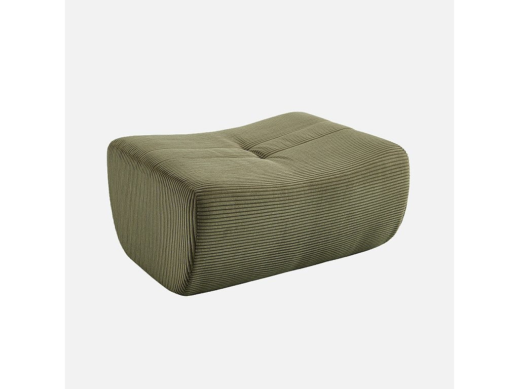Angle pour canapé modulable 5 places vert velours