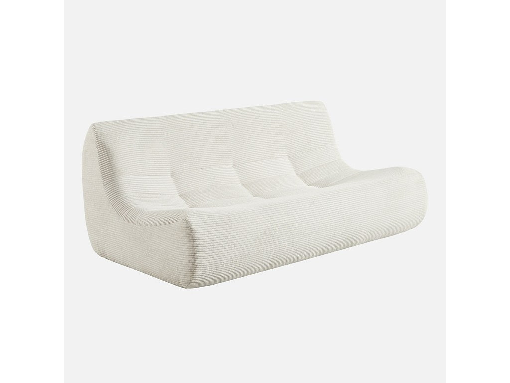 Angle pour canapé modulable 7 places beige velours