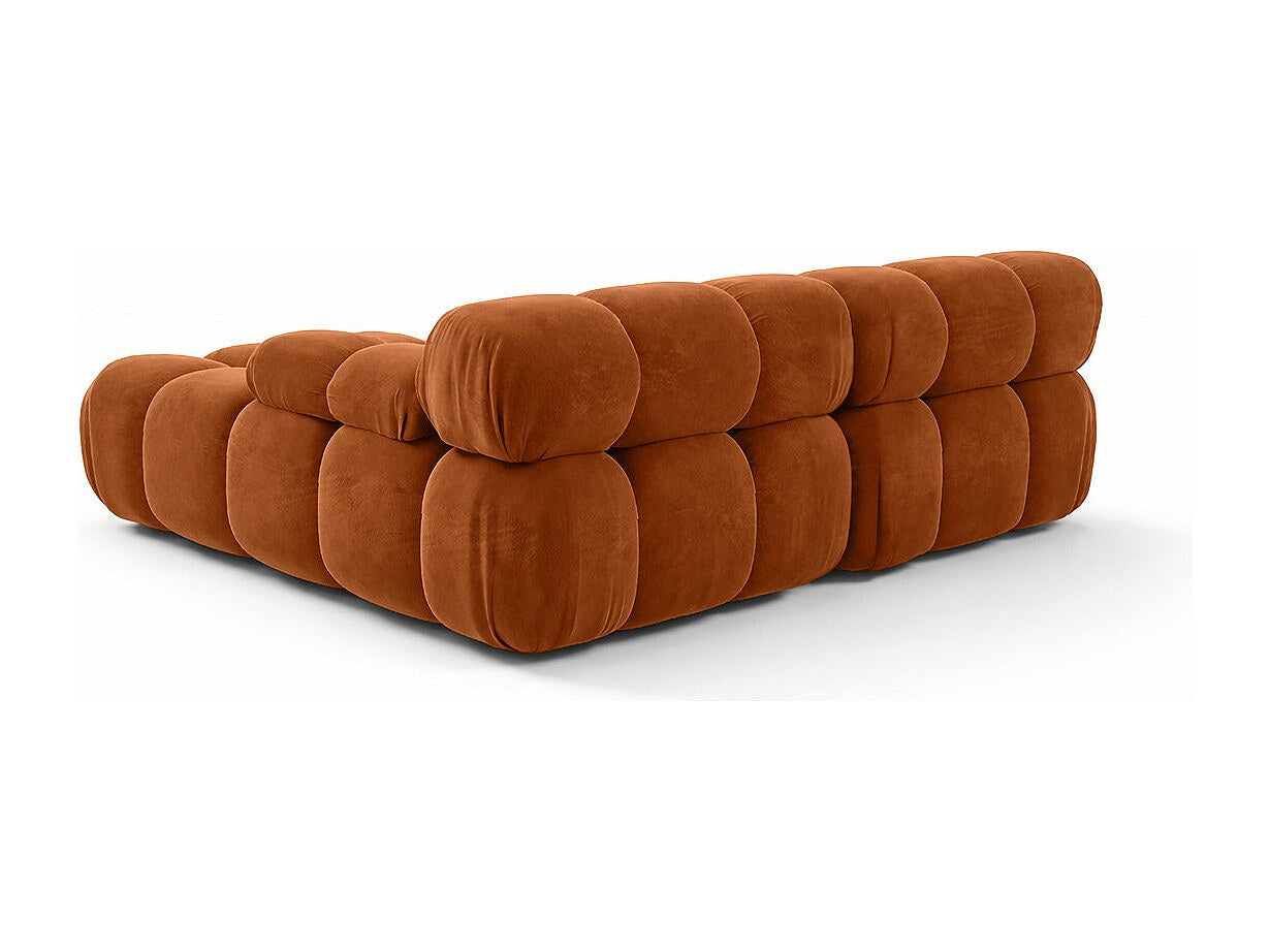 Canapé modulable marron tissu