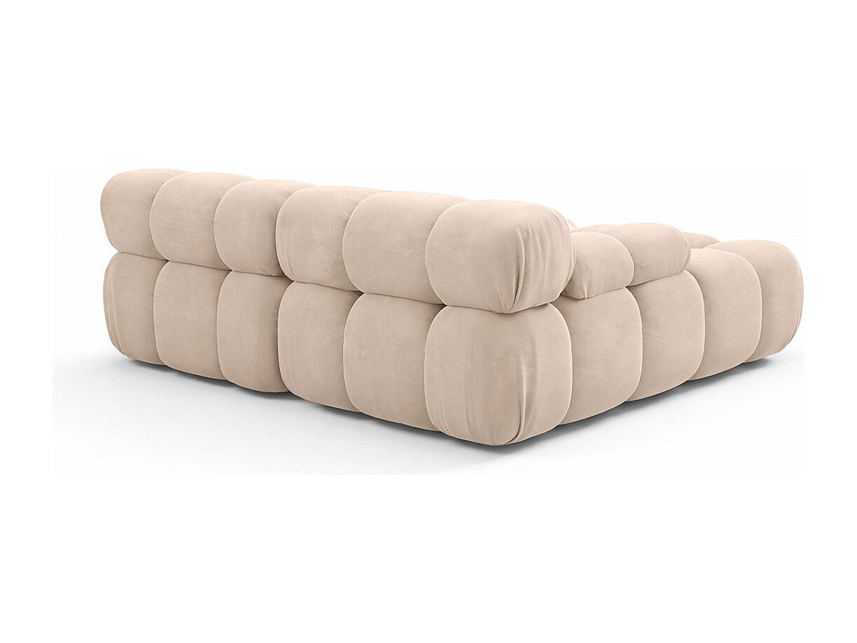 Canapé modulable beige tissu