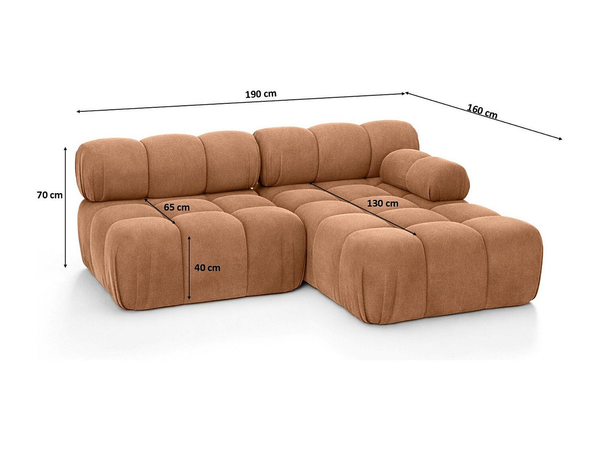 Canapé modulable tissu