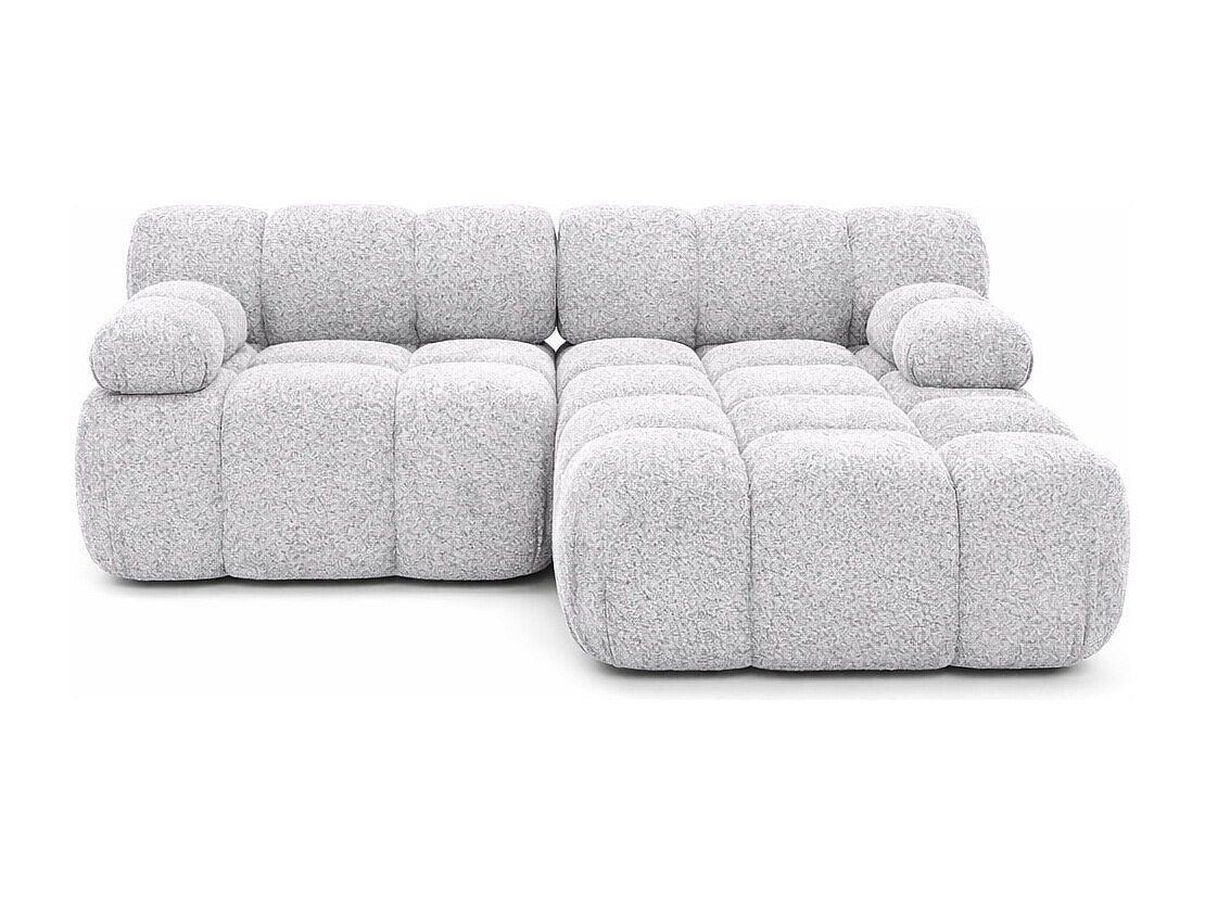 Canapé modulable gris tissu