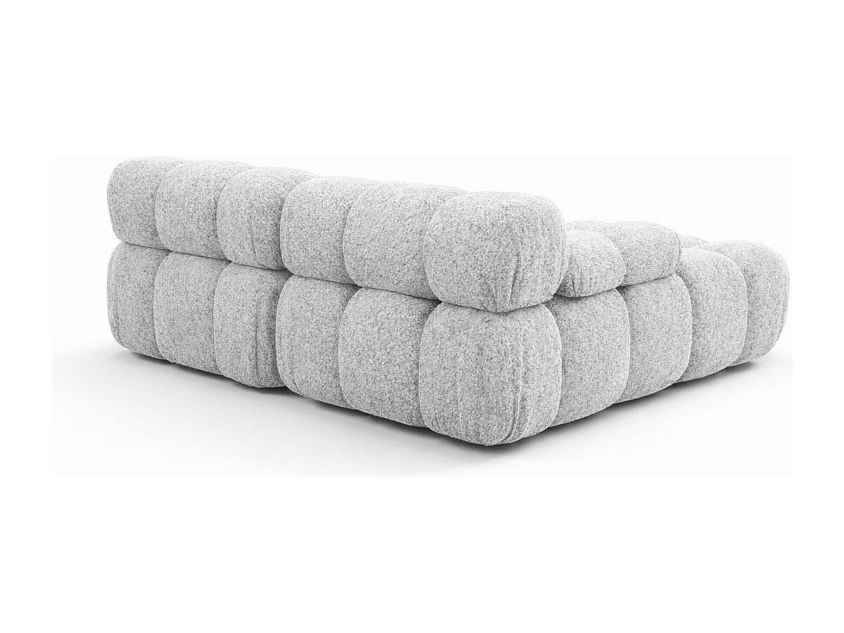 Canapé modulable gris tissu