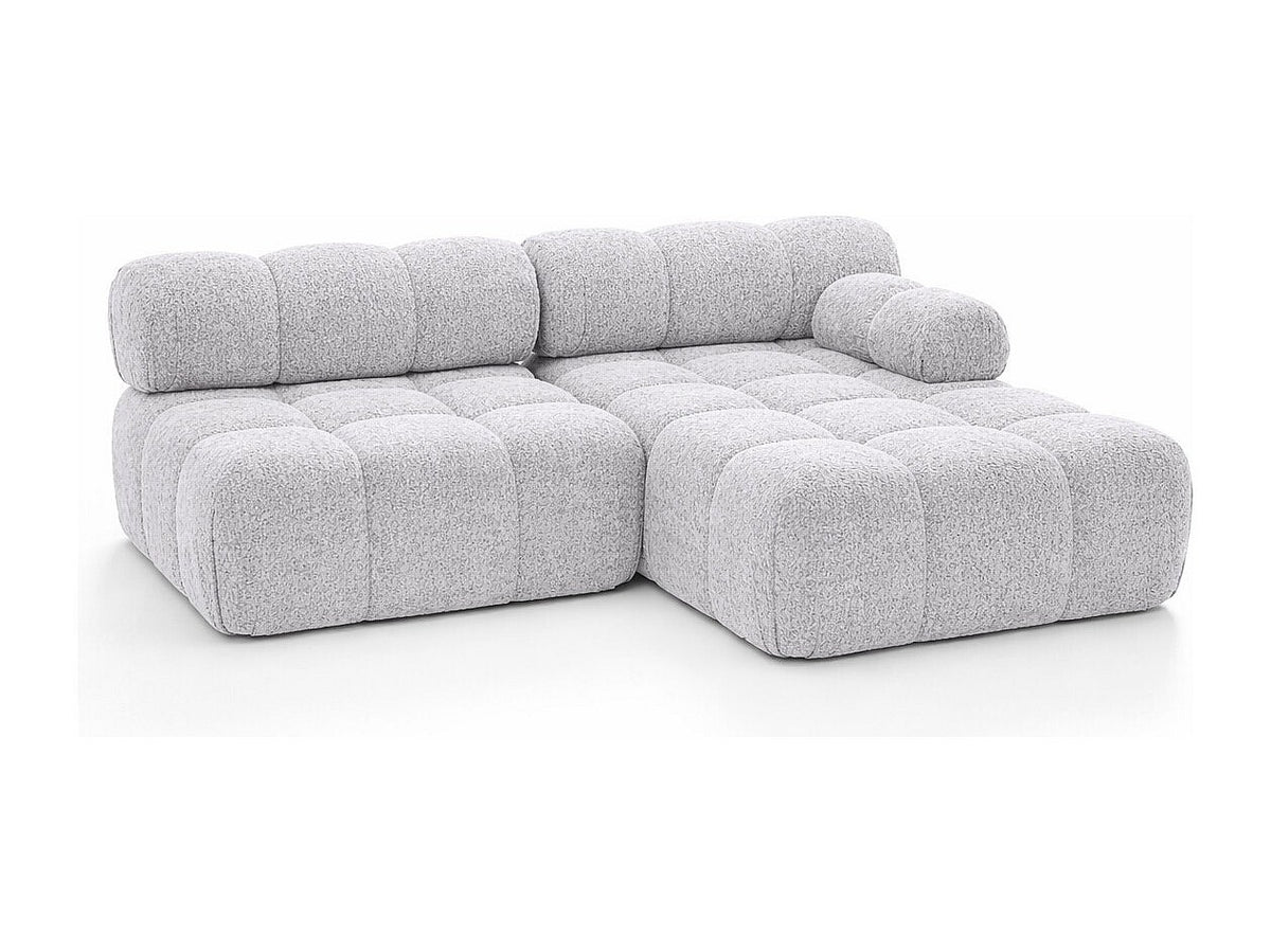 Canapé modulable gris tissu