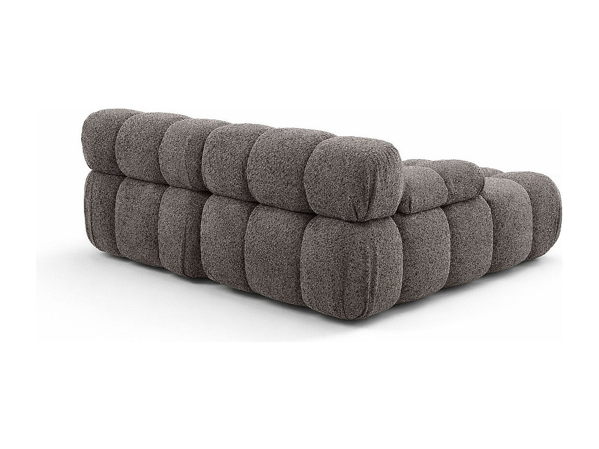 Canapé modulable marron tissu