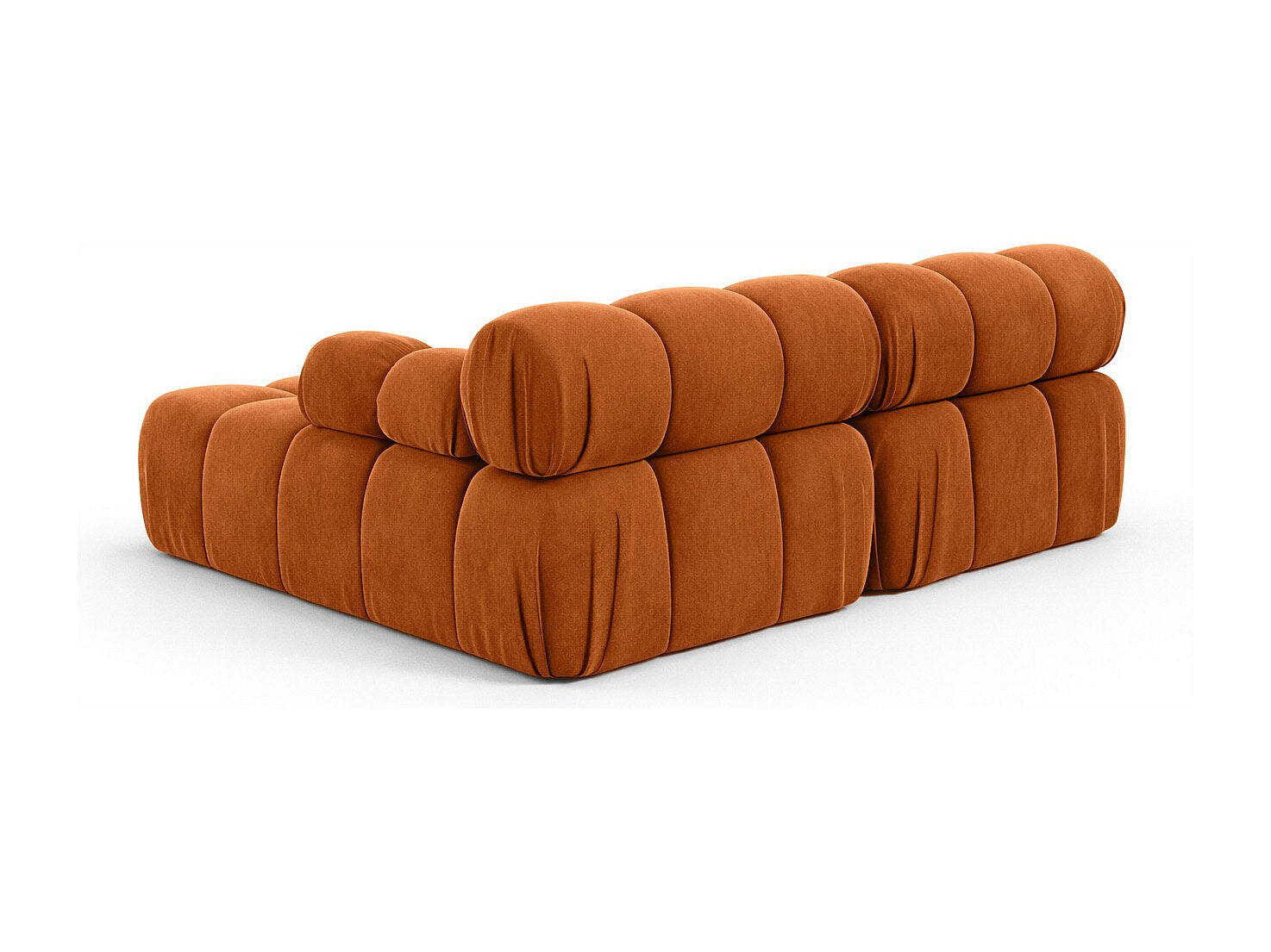 Canapé modulable marron tissu