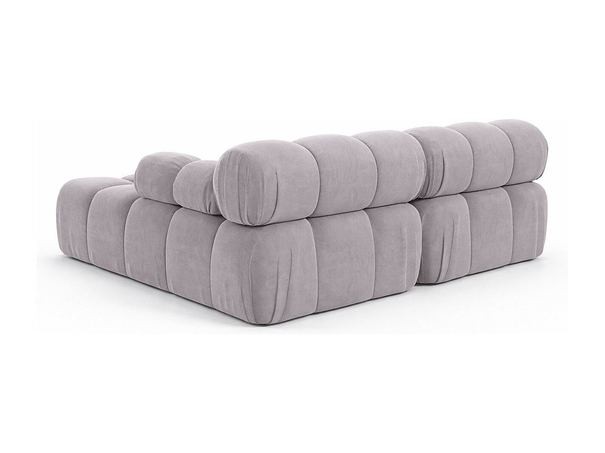 Canapé modulable gris tissu