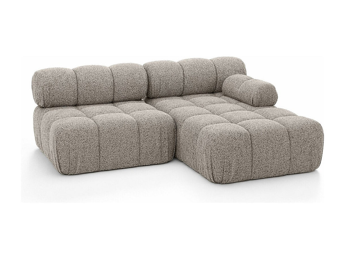 Canapé modulable beige tissu