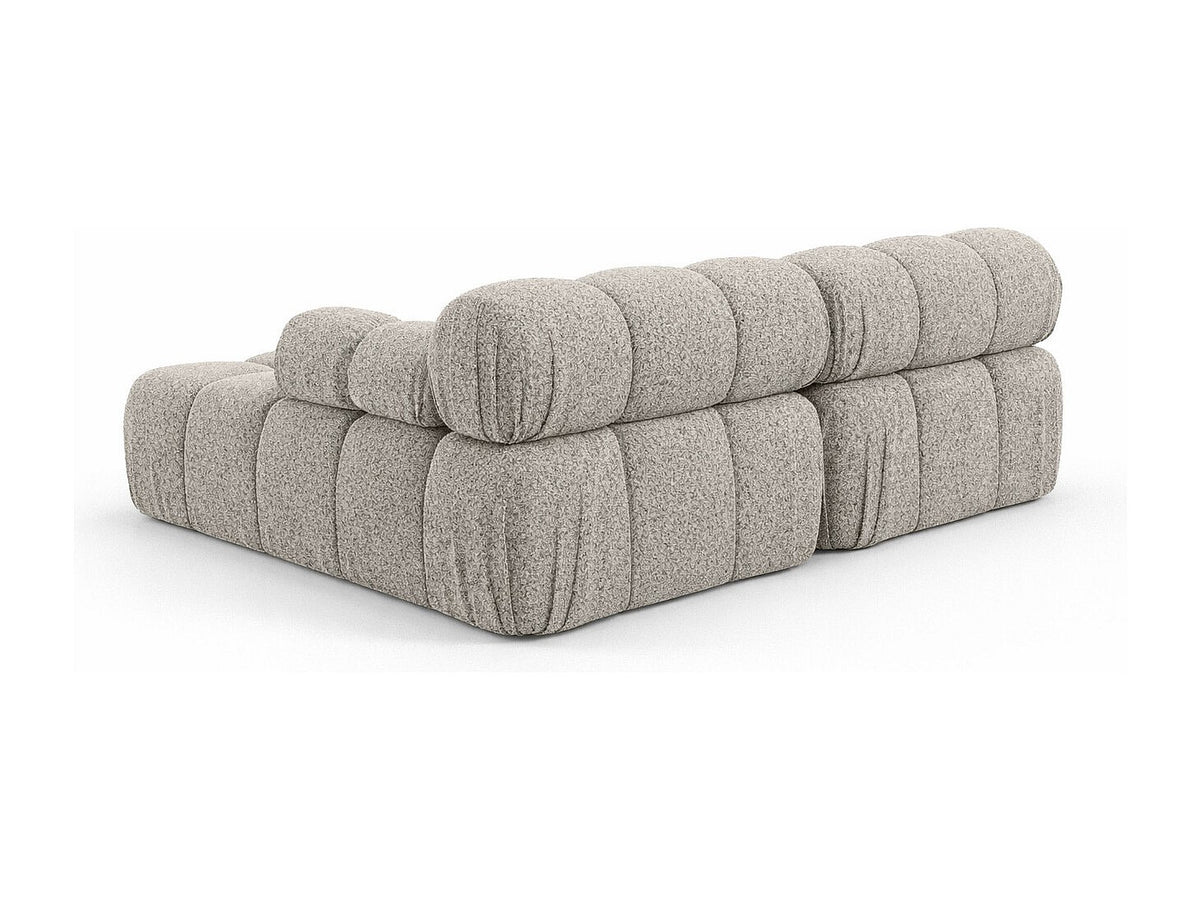 Canapé modulable beige tissu
