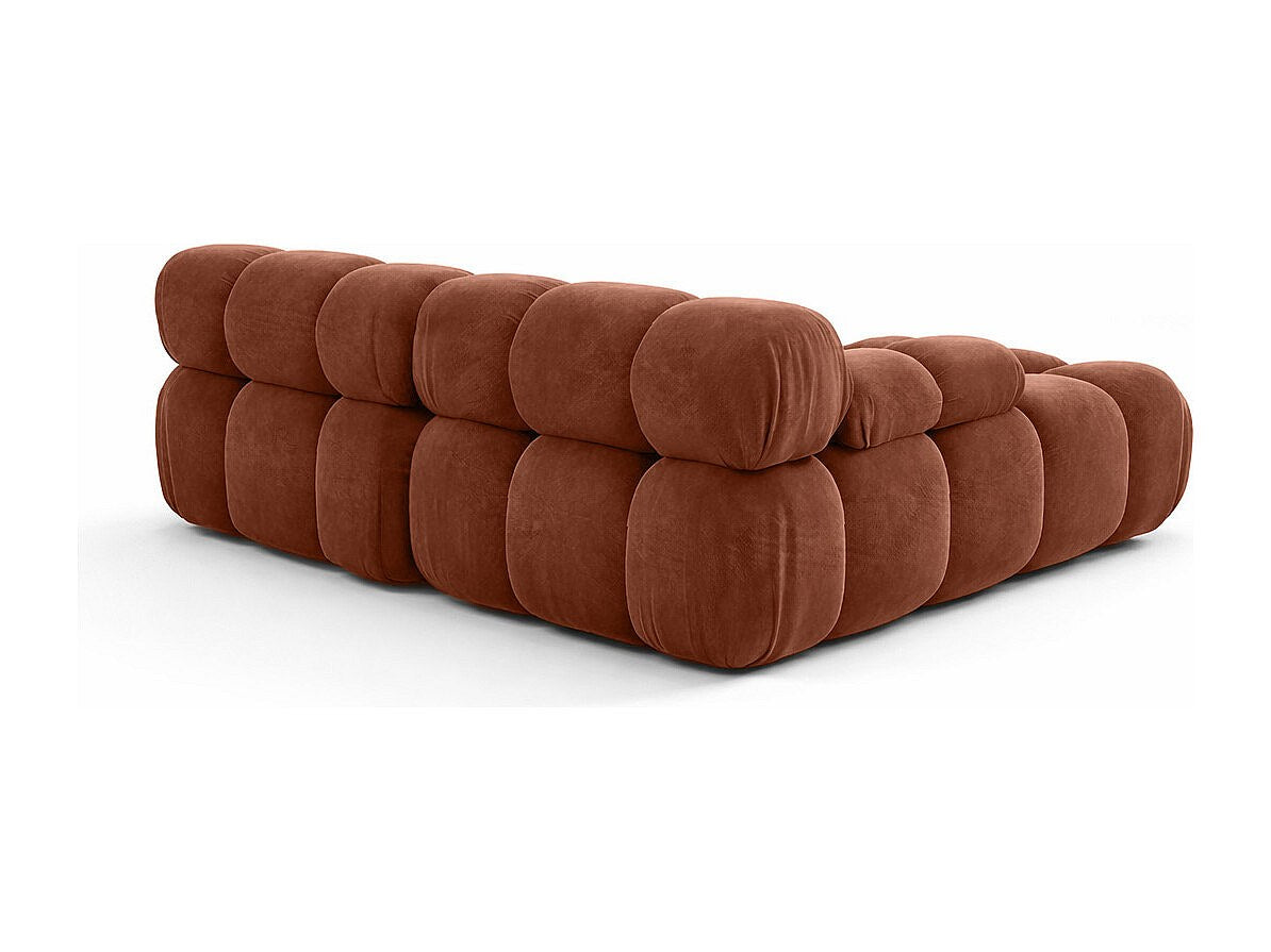 Canapé modulable marron tissu