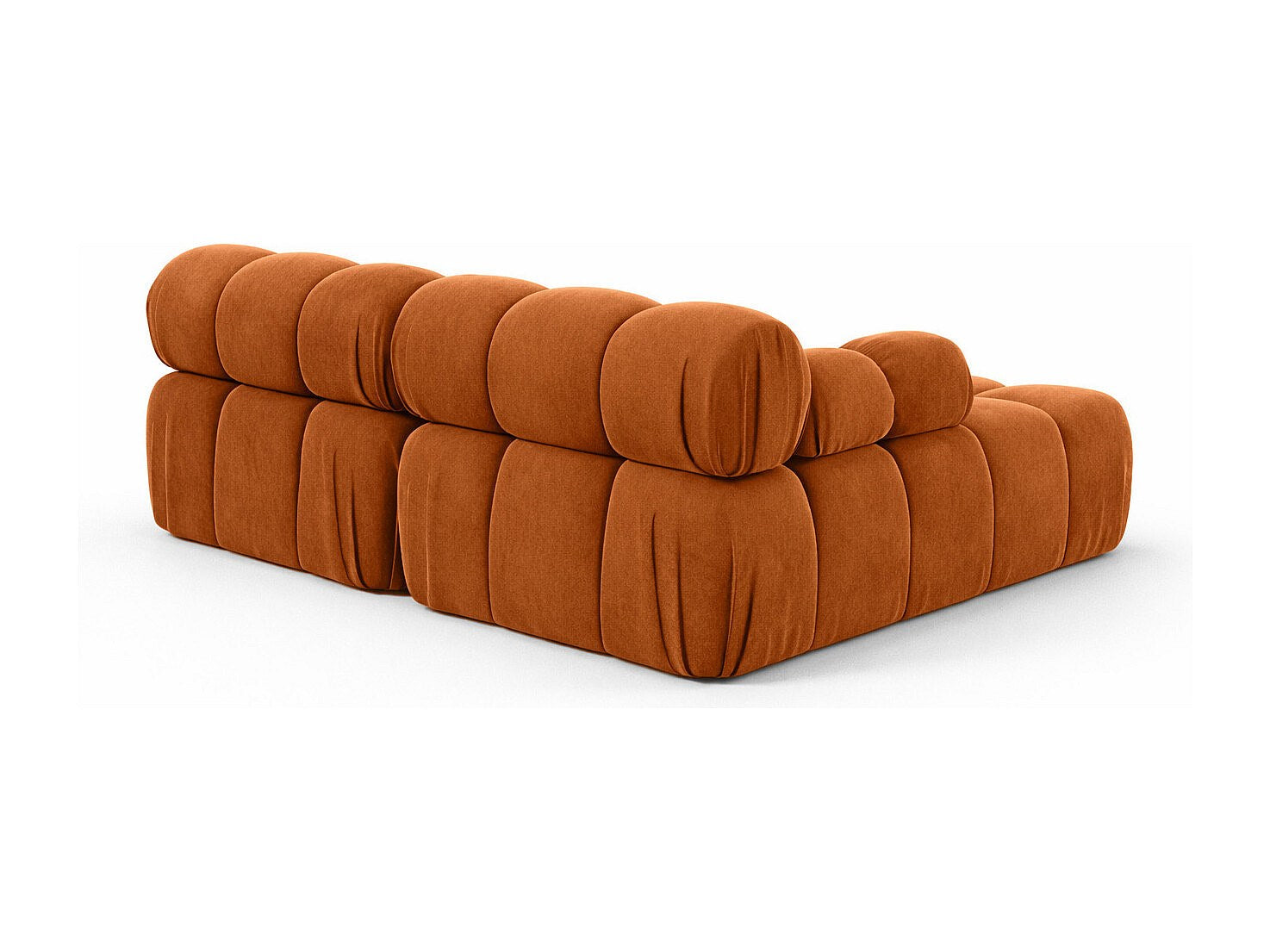 Canapé modulable marron tissu