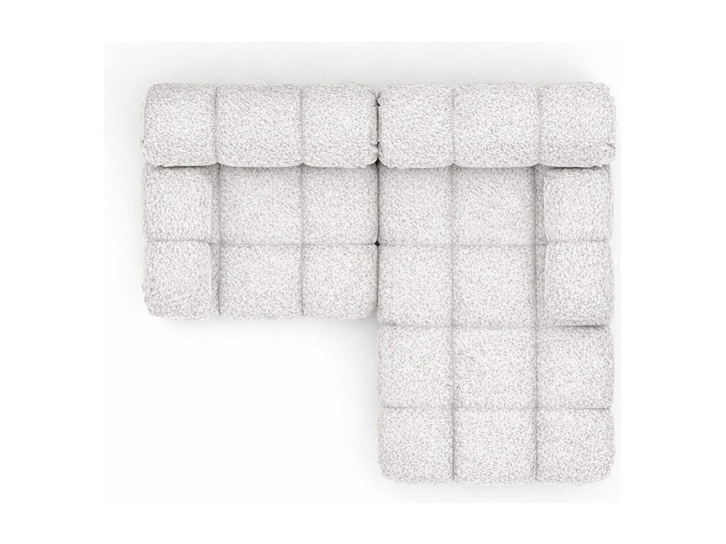 Canapé modulable beige tissu