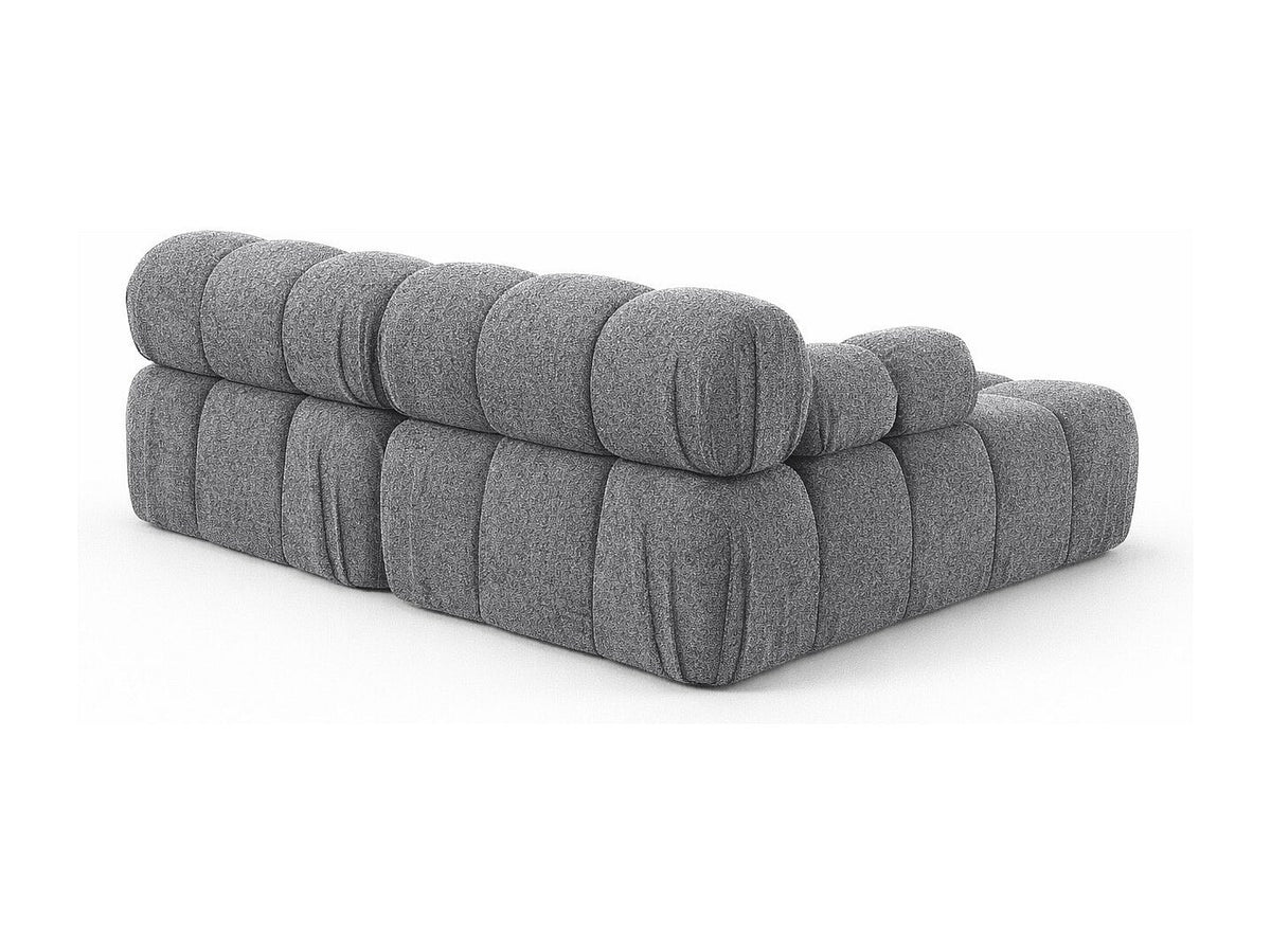 Canapé modulable gris tissu