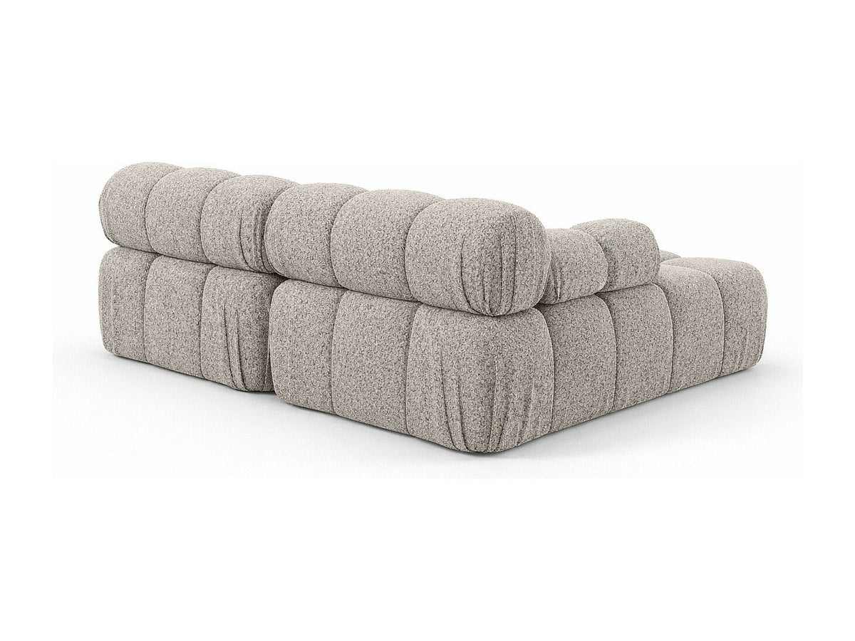 Canapé modulable beige tissu