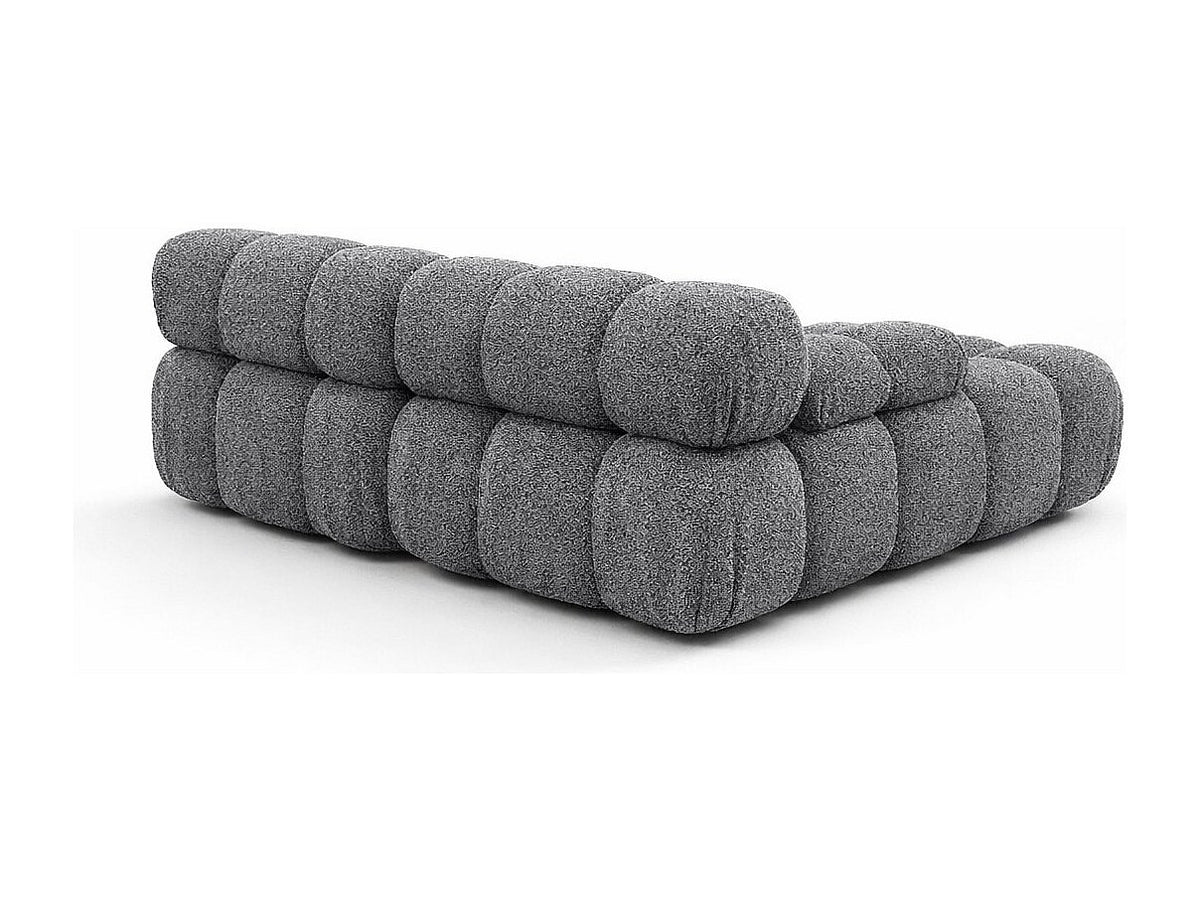 Canapé modulable gris tissu
