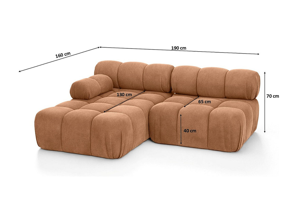 Canapé modulable tissu