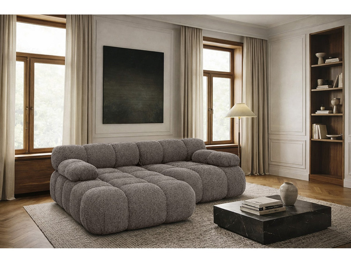 Canapé modulable marron tissu