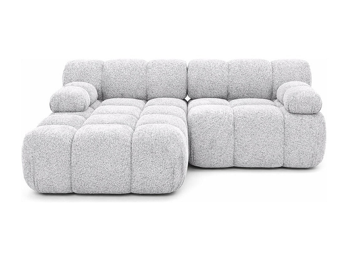 Canapé modulable gris tissu