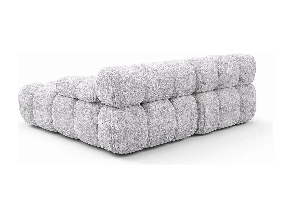Canapé modulable gris tissu