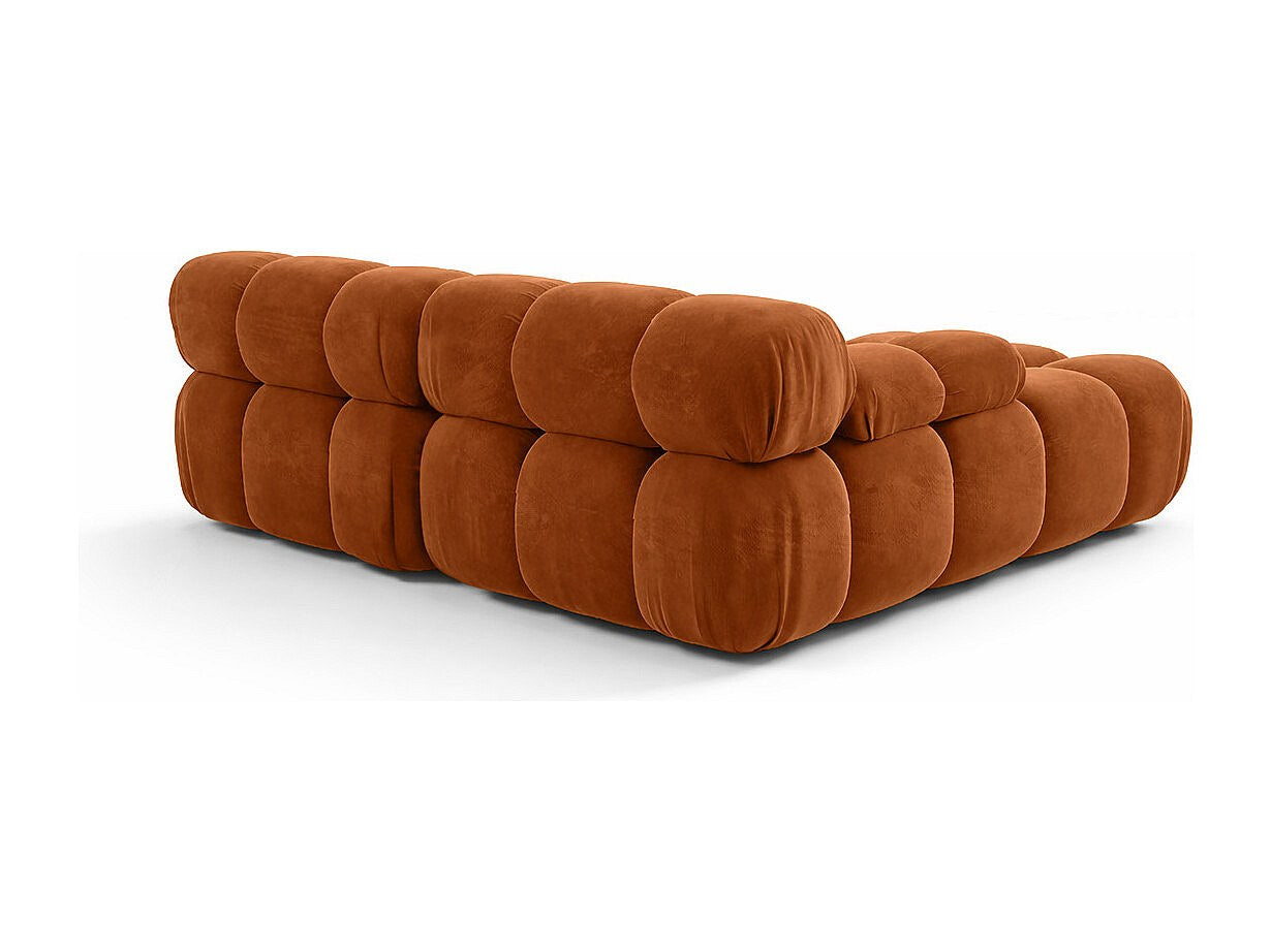 Canapé modulable marron tissu