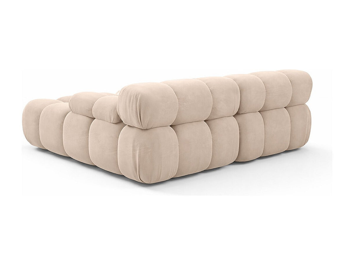 Canapé modulable beige tissu