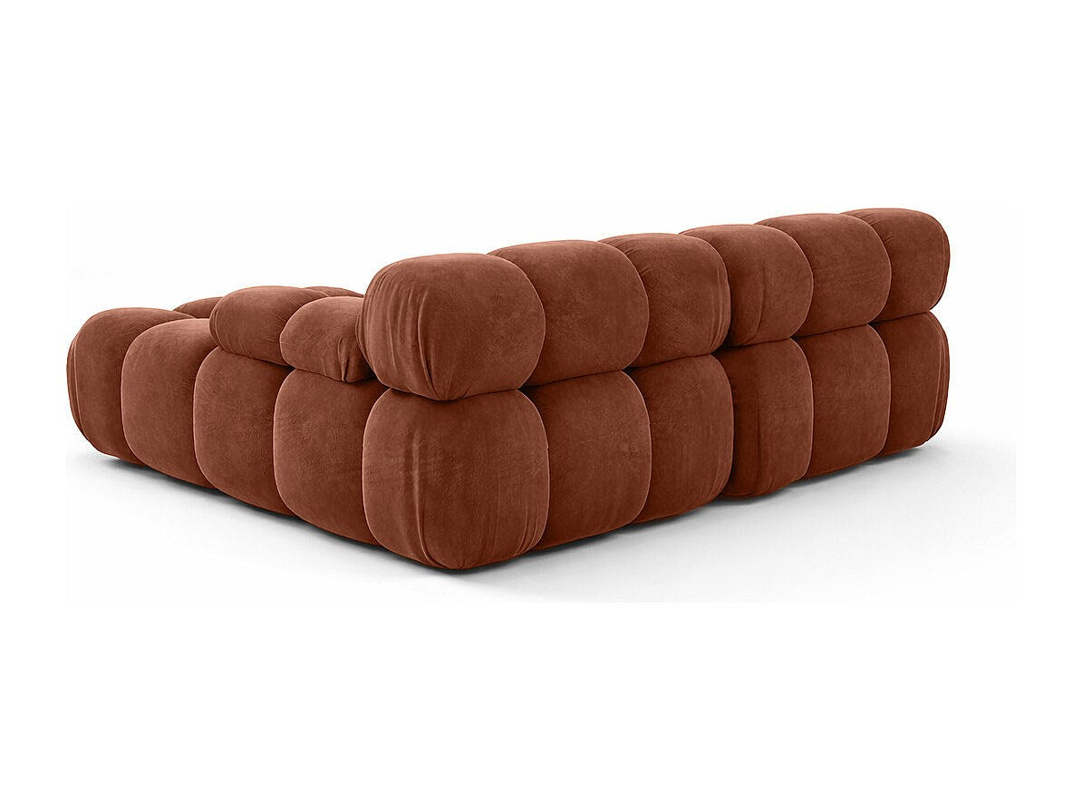 Canapé modulable marron tissu