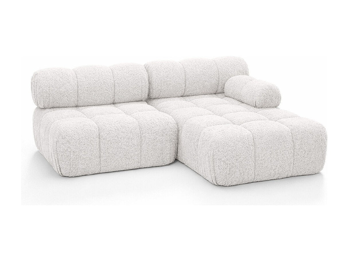 Canapé modulable beige tissu