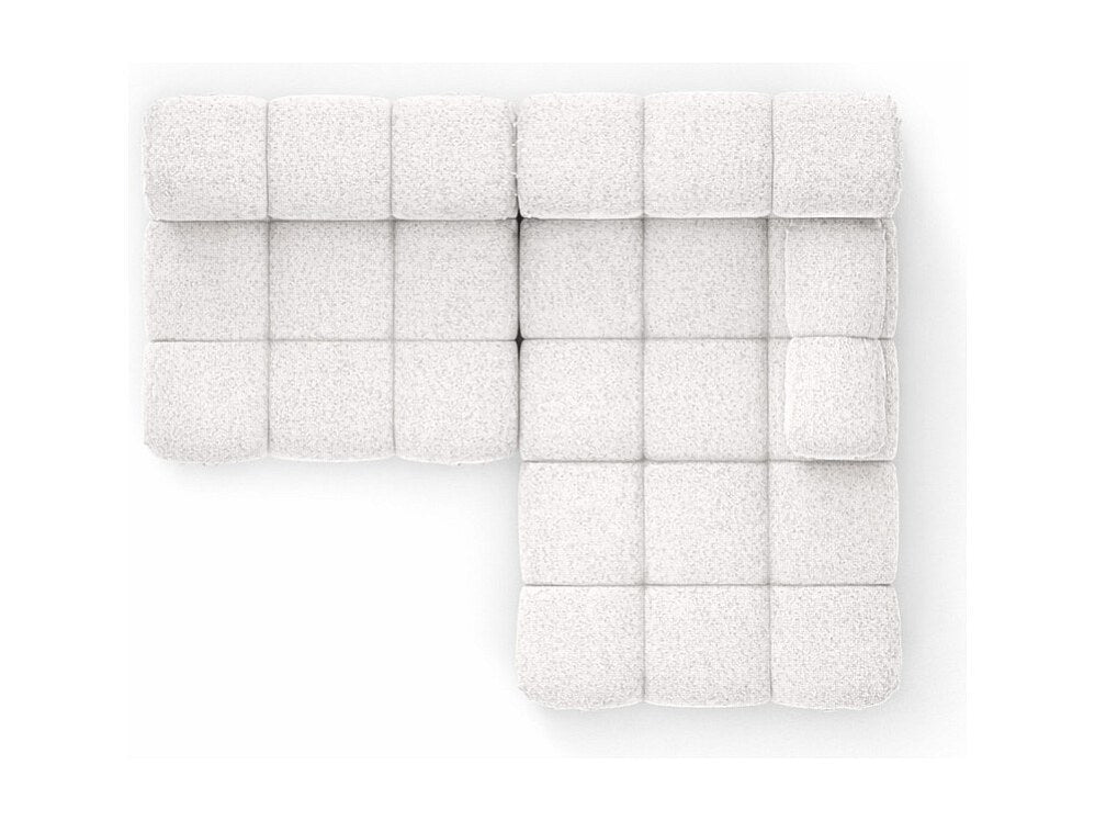 Canapé modulable beige tissu