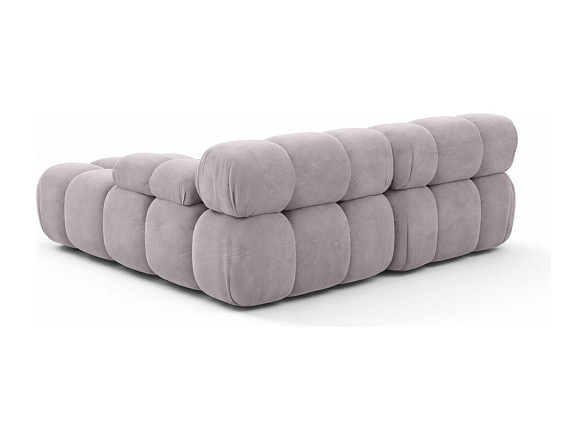 Canapé modulable gris tissu