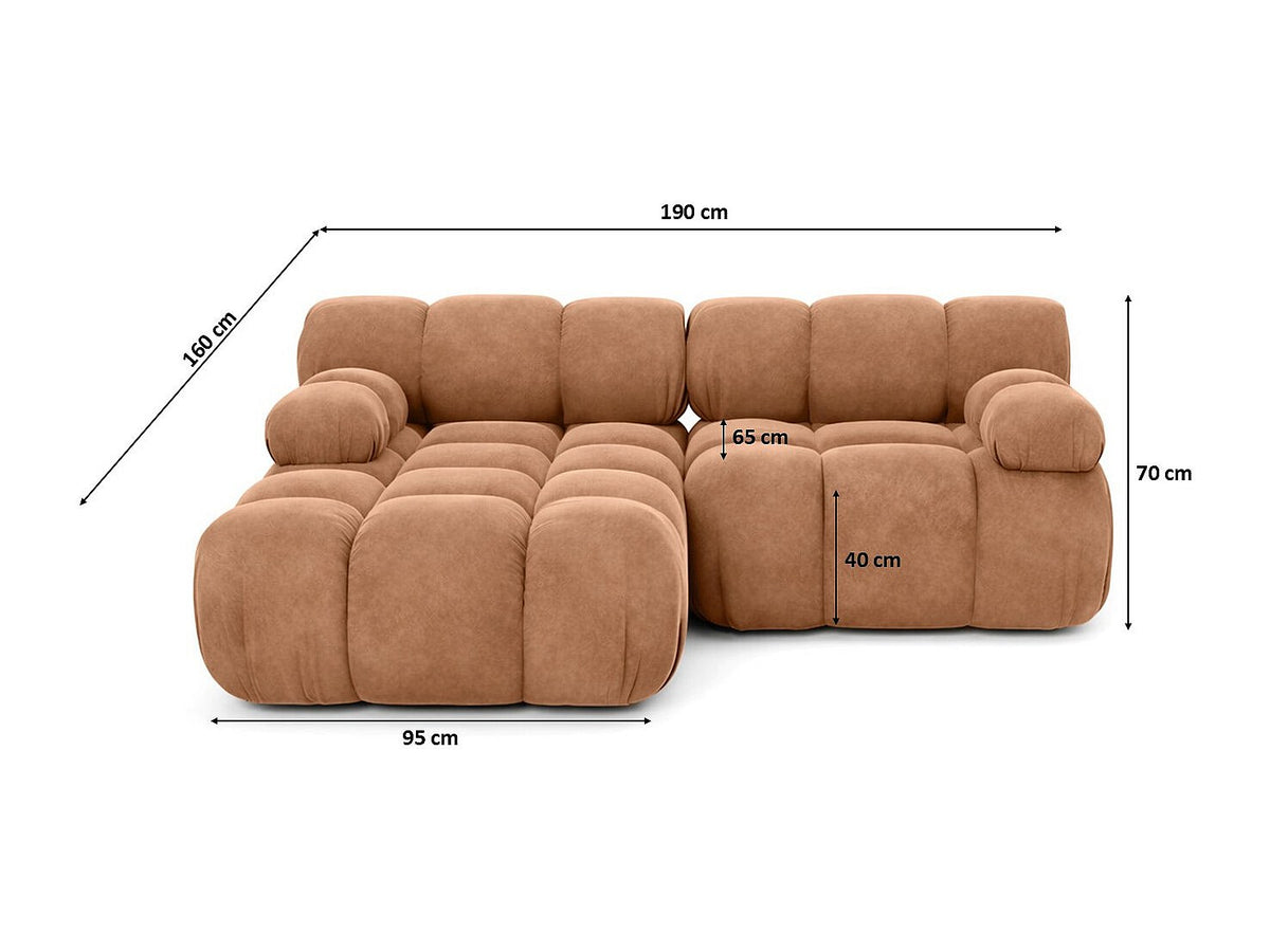 Canapé modulable tissu