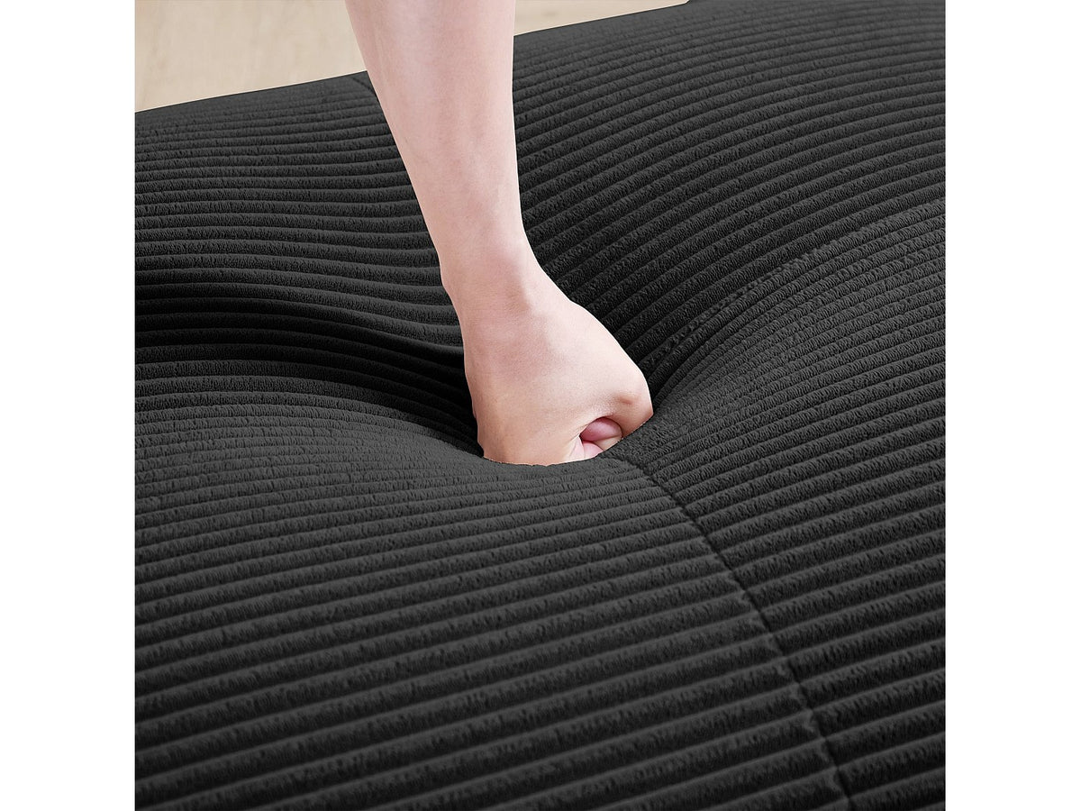 Canapé modulable beige tissu