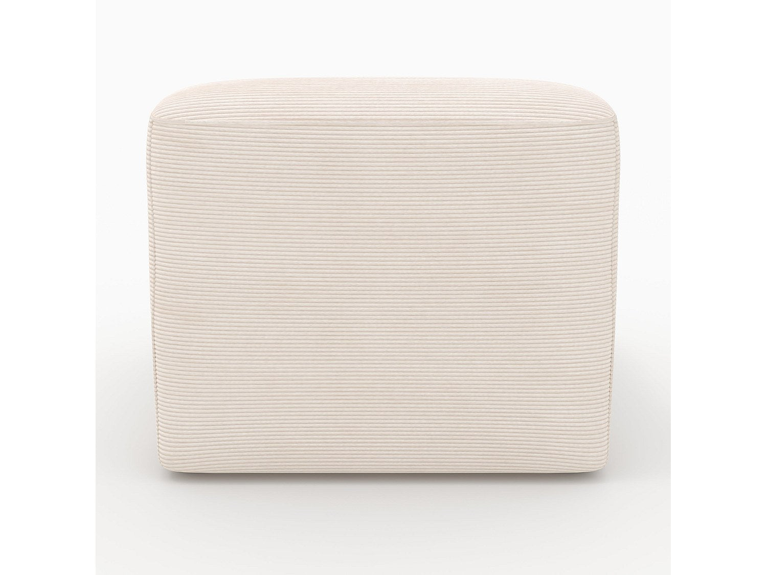 Chauffeuse modulable blanc velours - Mina